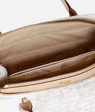 Carica l'immagine nel visualizzatore di Gallery, Geo White Borsa piccola a mano con tracolla - STANGA Pelletteria