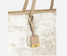Carica l'immagine nel visualizzatore di Gallery, Geo White Borsa Shopping Media Alviero Martini 1^ Classe - STANGA Pelletteria