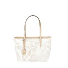 Carica l'immagine nel visualizzatore di Gallery, Geo White Borsa Shopping Media Alviero Martini 1^ Classe - STANGA Pelletteria
