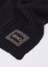 Carica l'immagine nel visualizzatore di Gallery, Liu Jo Sciarpa in Misto Lana Nero - STANGA Pelletteria