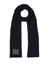 Carica l'immagine nel visualizzatore di Gallery, Liu Jo Sciarpa in Misto Lana Nero - STANGA Pelletteria