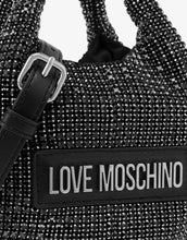 Carica l&#39;immagine nel visualizzatore di Gallery, Love Moschino Mini Borsetta Bling Bling Con Manici Nero - STANGA Pelletteria

