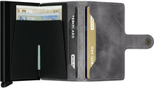 Carica l'immagine nel visualizzatore di Gallery, Miniwallet Vintage Grey-Black Secrid - STANGA Pelletteria