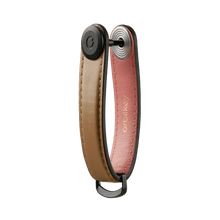 Carica l'immagine nel visualizzatore di Gallery, Orbitkey Portachiavi Leather Cocoa Rose - STANGA Pelletteria
