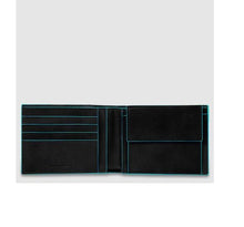 Carica l&#39;immagine nel visualizzatore di Gallery, Piquadro Portafoglio uomo con porta monete Blue Square Nero PU257B2R - STANGA Pelletteria
