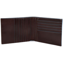 Carica l'immagine nel visualizzatore di Gallery, Portafoglio porta carte con RFID Blue Square - STANGA Pelletteria