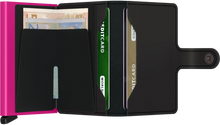 Carica l'immagine nel visualizzatore di Gallery, Secrid Miniwallet Matte Black-Fucsia - STANGA Pelletteria