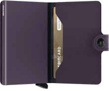 Carica l'immagine nel visualizzatore di Gallery, Secrid Miniwallet Matte Dark-Purple - STANGA Pelletteria