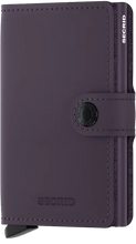 Carica l&#39;immagine nel visualizzatore di Gallery, Secrid Miniwallet Matte Dark-Purple - STANGA Pelletteria
