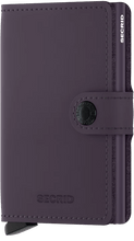 Carica l'immagine nel visualizzatore di Gallery, Secrid Miniwallet Matte Dark-Purple - STANGA Pelletteria