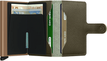Carica l'immagine nel visualizzatore di Gallery, Secrid MIniwallet Saffiano Olive - STANGA Pelletteria