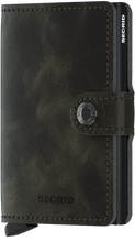 Carica l'immagine nel visualizzatore di Gallery, Secrid Miniwallet Vintage Olive-Black - STANGA Pelletteria