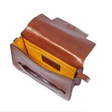 Carica l'immagine nel visualizzatore di Gallery, The Bridge Borsa A Tracolla Lucrezia Small Marrone - STANGA Pelletteria