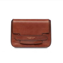 Carica l'immagine nel visualizzatore di Gallery, The Bridge Borsa A Tracolla Lucrezia Small Marrone - STANGA Pelletteria