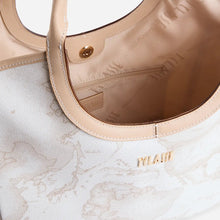 Carica l'immagine nel visualizzatore di Gallery, Alviero Martini 1^A Classe Borsa Shopping Sagomata Geo White
