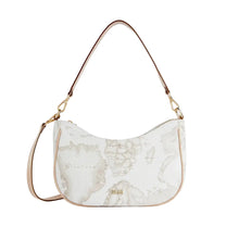 Carica l'immagine nel visualizzatore di Gallery, Alviero Martini 1^A Classe Borsa Sottospalla Con Tracolla Geo White E053
