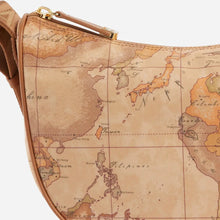 Carica l'immagine nel visualizzatore di Gallery, Alviero Martini 1^A Classe Borsa Geo Soft Tracolla a Mezzaluna Piccola Geo Naturale S006
