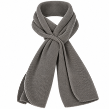 Carica l'immagine nel visualizzatore di Gallery, Riviera Collo In Cashmere Con Asola Donna Gris2
