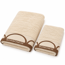 Carica l'immagine nel visualizzatore di Gallery, Borbonese Home Set Asciugamani 1+1 Relax Perla
