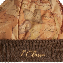 Carica l&#39;immagine nel visualizzatore di Gallery, Alviero Martini 1^Classe Cuffia In Nylon Geo Classic Castagna
