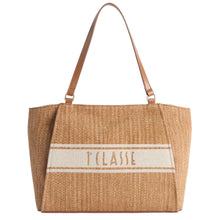 Carica l'immagine nel visualizzatore di Gallery, Alviero Martini 1^A Classe Rafia Coast Shopping Tabacco
