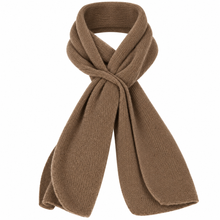 Carica l'immagine nel visualizzatore di Gallery, Riviera Collo In Cashmere Con Asola Donna Legno
