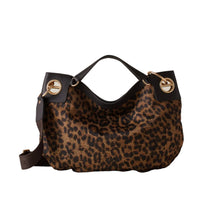 Carica l'immagine nel visualizzatore di Gallery, Borbonese Borsa London Medium Corteccia Leopardato
