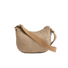 Carica l'immagine nel visualizzatore di Gallery, Borbonese B-Club Luna Bag Small Beige/Marrone

