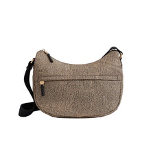 Carica l'immagine nel visualizzatore di Gallery, Borbonese B-Club Luna Bag Middle Op Naturale/Nero
