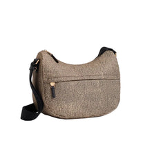 Carica l'immagine nel visualizzatore di Gallery, Borbonese B-Club Luna Bag Middle Op Naturale/Nero

