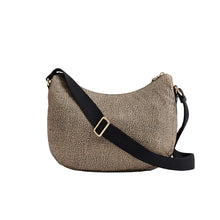 Carica l'immagine nel visualizzatore di Gallery, Borbonese B-Club Luna Bag Middle Op Naturale/Nero
