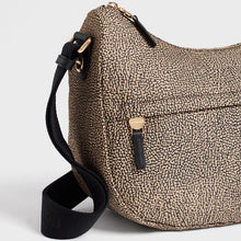 Carica l'immagine nel visualizzatore di Gallery, Borbonese B-Club Luna Bag Middle Op Naturale/Nero
