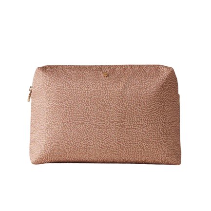 Borbonese Beauty Case Medium Mauve