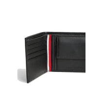 Carica l'immagine nel visualizzatore di Gallery, Tommy Hilfiger Portafoglio Bifold Corporate Con Moneta Black

