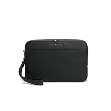 Carica l'immagine nel visualizzatore di Gallery, Tommy Hilfiger Pochette Con Logo In Metallo Black
