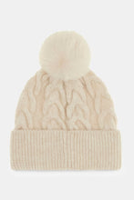 Carica l'immagine nel visualizzatore di Gallery, Guess Cuffia Knitted Pon-Pon White SISTEMARE FOTO
