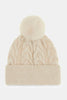 Guess Cuffia Knitted Pon-Pon White SISTEMARE FOTO