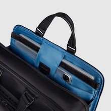 Carica l'immagine nel visualizzatore di Gallery, Piquadro Borsa Da Lavoro Porta Pc 15.6" Nero
