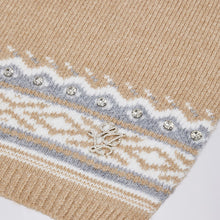 Carica l'immagine nel visualizzatore di Gallery, Liu Jo Sciarpa Jacquard Con Ricami Gioiello Cammello
