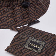 Carica l'immagine nel visualizzatore di Gallery, Liu Jo Cloche Nylon Reversibile Animalier Stampa Logo/Nero
