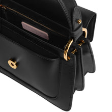 Carica l'immagine nel visualizzatore di Gallery, Coccinelle C-me Calf&amp;Marb A Mano E Tracolla Noir
