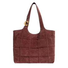 Carica l'immagine nel visualizzatore di Gallery, Coccinelle C-Easy Check Suede Embroidery Small Berry/Berry
