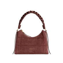Carica l'immagine nel visualizzatore di Gallery, Coccinelle Check Suede Embroidery Berry
