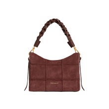 Carica l'immagine nel visualizzatore di Gallery, Coccinelle Boheme Check Suede Embroidery Small Berry/Berry
