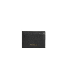 Carica l'immagine nel visualizzatore di Gallery, Coccinelle Portafoglio Metallic Soft Small Noir
