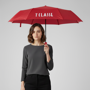 Alviero Martini 1^ Classe Super Mini Ombrello Logo Rosso