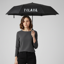 Carica l&#39;immagine nel visualizzatore di Gallery, Alviero Martini 1^ Classe Super Mini Ombrello Logo Nero
