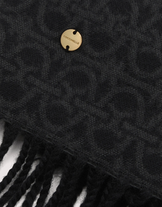 Coccinelle Monogram Sciarpa Multi Noir