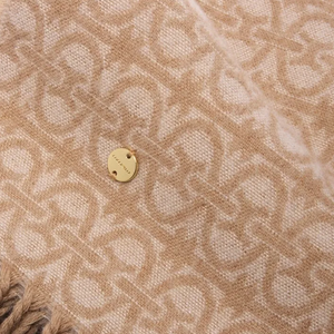 Coccinelle Monogram Sciarpa Multi Lambsk.Wh