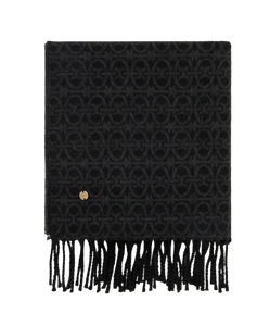 Coccinelle Monogram Sciarpa Multi Noir